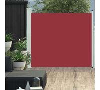 vidaXL Tenda Laterale Retrattile per Patio 100x300 cm Rossa
