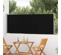 Tenda Laterale Retrattile per Patio 100x314 cm Nera