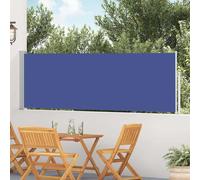 VIDAXL - Tenda Laterale Retrattile Per Patio 100x500 Cm Blu