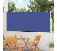 vidaXL Tenda Laterale Retrattile per Patio 117x514 cm Blu