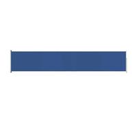 vidaXL Tenda Laterale Retrattile per Patio 117x600 cm Blu