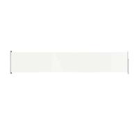 vidaXL Tenda Laterale Retrattile per Patio 117x600 cm Crema