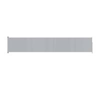 vidaXL Tenda Laterale Retrattile per Patio 117x600 cm Grigia