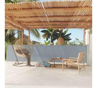 VIDAXL - Tenda Laterale Retrattile Per Patio 117x600 Cm Grigia