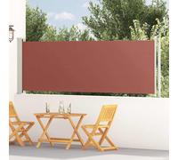 Tenda Laterale Retrattile per Patio 117x614 cm Marrone