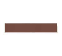 vidaXL Tenda Laterale Retrattile per Patio 117x600 cm Marrone