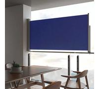 vidaXL Tenda Laterale Retrattile per Patio 120x300 cm Blu