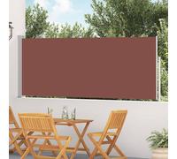 VIDAXL - Tenda Laterale Retrattile Per Patio 120x500 Cm Marrone
