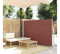 vidaXL Tenda Laterale Retrattile per Patio 140x500 cm Marrone