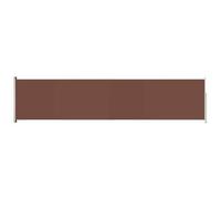 VIDAXL - Tenda Laterale Retrattile Per Patio 140x600 Cm Marrone