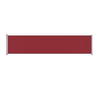 VIDAXL - Tenda Laterale Retrattile per Patio 140x600 cm Rossa