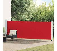 vidaXL Tenda Laterale Retrattile per Patio 140x600 cm Rossa
