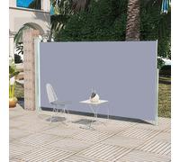 vidaXL Tenda Laterale Retrattile per Patio 160x300 cm Grigia