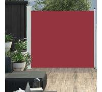 vidaXL Tenda Laterale Retrattile per Patio 170x300 cm Rossa