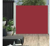 vidaXL Tenda Laterale Retrattile per Patio 170x300 cm Rosso