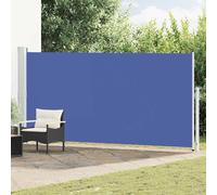 vidaXL Tenda laterale retrattile 180x500 cm per patio Blu