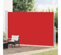 vidaXL Tenda Laterale Retrattile per Patio 220x500 cm Rossa
