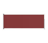 VIDAXL - Tenda Laterale Retrattile Per Patio 220x600 Cm Rossa