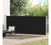 vidaXL Tenda Laterale Retrattile per Patio 600x160 cm Nera