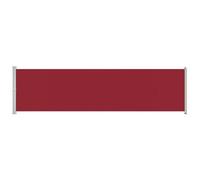 VIDAXL - Tenda Laterale Retrattile per Patio 600x160 cm Rossa