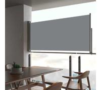 vidaXL Tenda Laterale Retrattile per Patio 60x300 cm Grigia