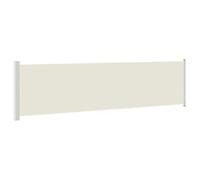 vidaXL Tenda Laterale Retrattile per Patio 600x160 cm Crema
