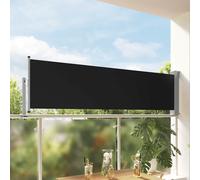 vidaXL Tenda Laterale Retrattile per Patio 80x300 cm Nera