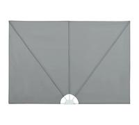 vidaXL Tenda Laterale Terrazza Pieghevole Grigio 300x200cm Parasole da Balcone
