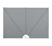 vidaXL Tenda Laterale Terrazza Pieghevole Grigio 400x200cm Parasole da Balcone