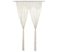 vidaXL Tenda Macramè 140x240 cm in Cotone