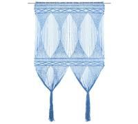 vidaXL Tenda Macramè Blu 140x240 cm in Cotone