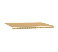 vidaXL Tenda Manuale Estensibile a Strisce Multicolore 600 x 350 cm, Resistente e Impermeabile ai Raggi UV. Perfetta per Creare Ombra all'Esterno, Ideale per balconi e Patio, Copertura per tettucci e