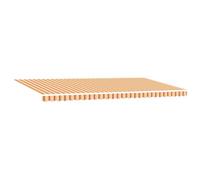 vidaXL Tenda Manuale Retrattile Gialla e Arancione 600 x 300 cm. Resistente, Impermeabile e protetta dai Raggi UV. Perfetta Come Copertura per Il Giardino, per Chi Cerca Ombra, Riparo per Patio, ombr