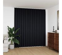 vidaXL Tenda Oscurante con Ganci Nera 290x245 cm