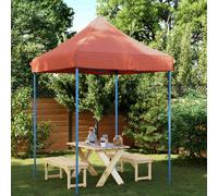 vidaXL Tenda Party 200 x 200 x 306 cm Terracotta Tessuto Oxford