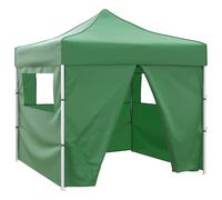 vidaXL Tenda Party 291 x 291 x 315 cm Verde Tessuto Oxford
