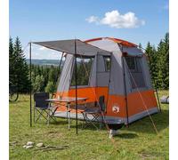 Tenda Party 4 persona Grigio e arancione