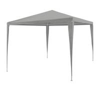 vidaXL Tenda Party Grigio chiaro 300 x 300 x 255 cm PE e Acciaio