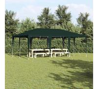 vidaXL Tenda Party Verde 600 x 400 x 266 cm Polietilene e Acciaio