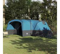 Tenda per famiglie 12 persone Blu e Grigio 760 x 645 x 230 cm