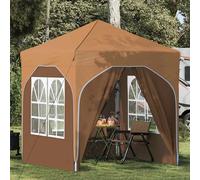 vidaXL Tenda per feste a pop-up 192 x 192 x 245 cm Beige