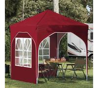 vidaXL Tenda per feste a pop-up 192 x 192 x 245 cm Borgogna
