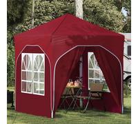 vidaXL Tenda per feste a pop-up 192 x 192 x 245 cm Borgogna