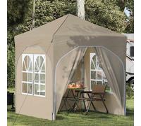vidaXL Tenda per feste a pop-up 192 x 192 x 245 cm Crema