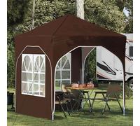 vidaXL Tenda per feste a pop-up 192 x 192 x 245 cm Marrone