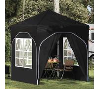 vidaXL Tenda per feste a pop-up 192 x 192 x 245 cm Nero