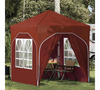 vidaXL Tenda per feste a pop-up 192 x 192 x 245 cm Terracotta