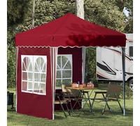 vidaXL Tenda per feste a pop-up 195 x 195 x 245 cm Borgogna