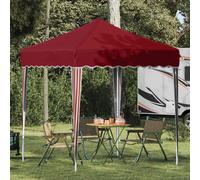 vidaXL Tenda per feste a pop-up 195 x 195 x 245 cm Borgogna