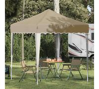 vidaXL Tenda per feste a pop-up 195 x 195 x 245 cm Crema